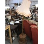 A vintage standard lamp