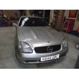 A 1999 Mercedes 230 SLK, MOT 30/05/2020, 61419 miles, service book stamped up to 52205 miles.