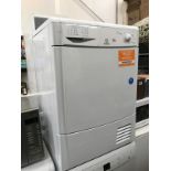 An Indesit condenser tumble dryer