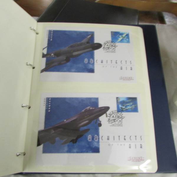 An album of Aviation Heritage first day covers and 2 other albums of stamps. - Image 4 of 4