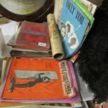 A good lot of interesting old music books and sheet music.