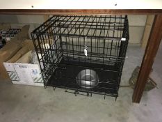 A dog cage