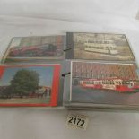 In excess of 100 postcards related to trains including pre-grouping, grouping, nationalised,