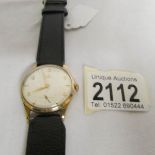 An Omega Watch Co., Dennison 9ct gold wrist watch marked 13322, ALD 781946.