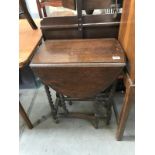 A drop leaf table