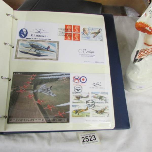 An album of Aviation Heritage first day covers and 2 other albums of stamps. - Image 2 of 4