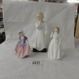 3 Royal Doulton figurines, Dinky Do, Darling and Joy.