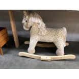 A rocking horse with sound effects