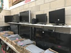 A large lot of tv's, etc.