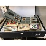 A quantity of cigarette cards and tea card albums and contents