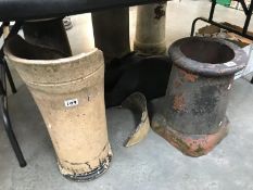 2 Chimney pots (1 A/F)