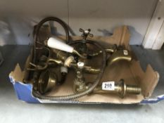 A good vintage brass bath/shower mixer tap