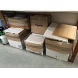 6 boxes of mailing/postal items