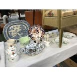 Assortment of collectable china including Sadler, Noritake, Victorian bowl etc.