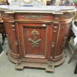 A 19th century ormolu mounted credenza, in need of some restoration.