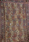 A Turkamen rug.
