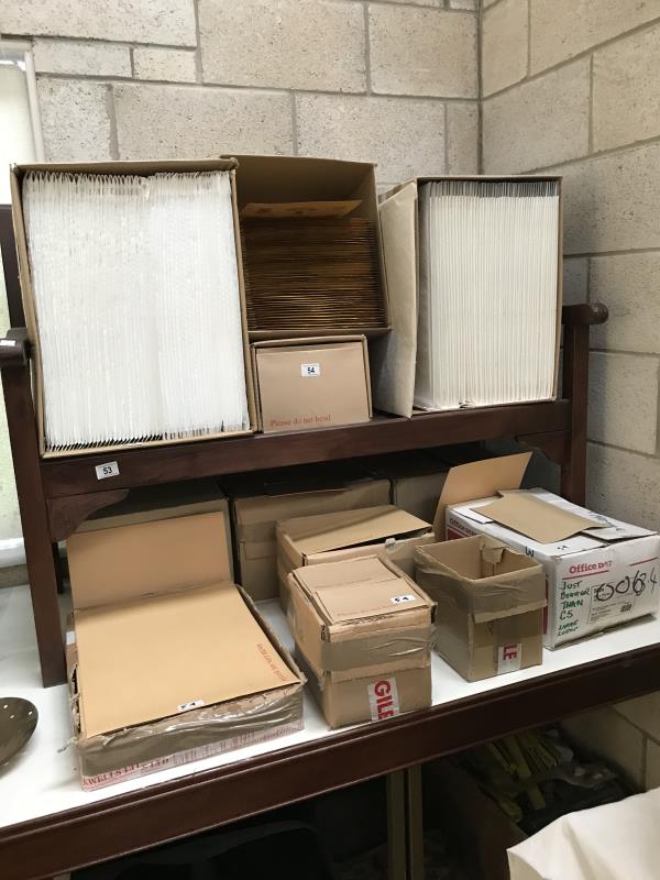 A large lot of mailing/postal envelopes Inc. jiffy bags, Card backed envelopes etc.