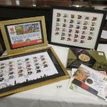 A quantity of London 2012 Olympic games memorabilia including stamps, coins,