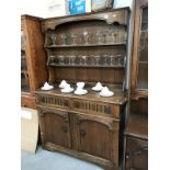 An oak dresser