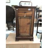 Victorian marble top mahogany pot cupboard