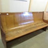 An old church pew.