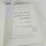 2 Tate Gallery catalogues: The Modern British Paintings, Drawings and Sculpture 1964, Vols 1 and 2,