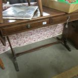 A mahogany Sutherland table.