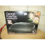 A boxed 10 portion George Foreman Grill