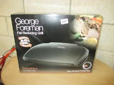 A boxed 10 portion George Foreman Grill