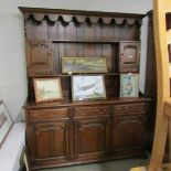 A good quality oak dresser.