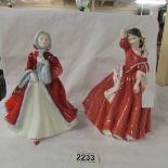 2 Royal Doulton figurines, HN2936 Rachel and HN4231 Ellen.
