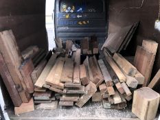 A large quantity of hardwood including mahogany & ash etc.