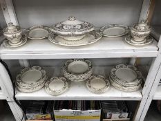 A 19th century Wedgwood dinner set of approximately 50 pieces.