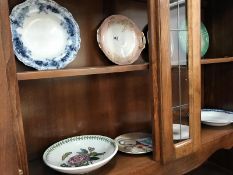 A quantity of plates including bread plate.