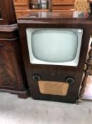 A retro television.