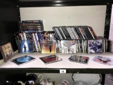 A quantity of DVD's, blu-ray, PC/Games, CD's and tapes.