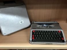 An Empire Aristocrat vintage typewriter.