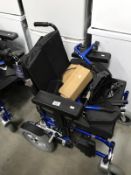 A motorised Wheeltech wheel chair.