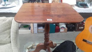 A Dark Wood Side Table