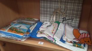 Quantity Of New Tea Towels, Tablecloth Etc.