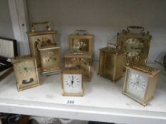9 carriage clocks