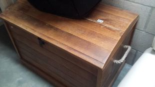 A pine chest