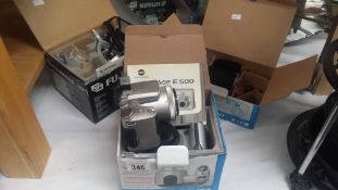 3 boxed digital cameras