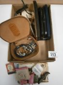 A mixed lot of including Scheafer pens, wrist watches,