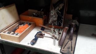 Stanley Planes, Box Of Leitz Cutter Heads etc.