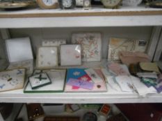 A large selection of vintage and other handkerchiefs