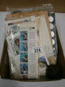 A box of stamps,
