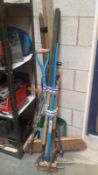 A Good Selection Of Garden Tools, Inc. Bolt Cutter etc.