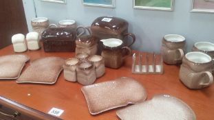 A quantity of Hovis ceramic items