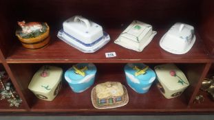 Quantity Of Cheese/Butter Dishes